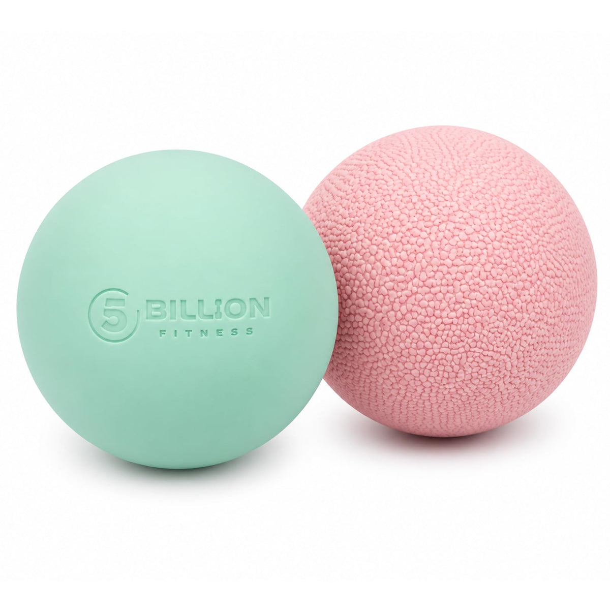 2 Pack Massage Lacrosse Ball Set Deep Tissue Massage Balls for Myofascial Release, Muscle Knot & Trigger Point Therapy - High Density TPE & Natural Rubber for Foot, Back & Shoulder Pain Relief