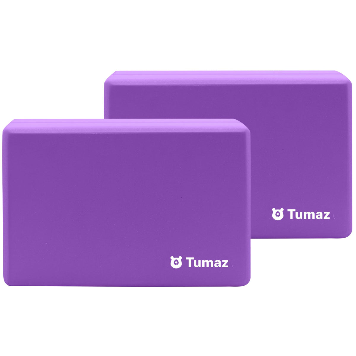 Tumaz Non-Slip Yoga Blocks,High-Density EVA Foam 2 Pack for Yoga & Pilates
