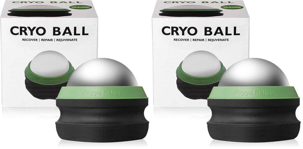 Phyya Rehab - Massage Ice Roller Ball - Roller for Muscles Deep Tissue - Cold Therapy - Plantar Fasciitis Roller