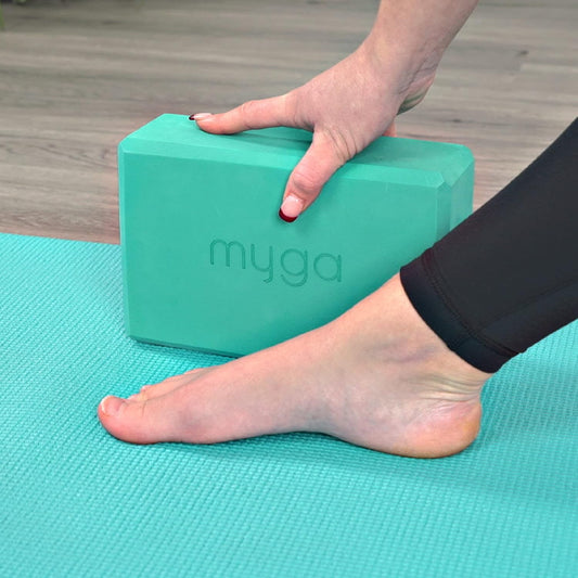 MYGA Yoga Block,Lightweight EVA Foam Yoga Brick,High Density Non-Slip Block for Yoga Poses, Pilates, Balance and Flexibility