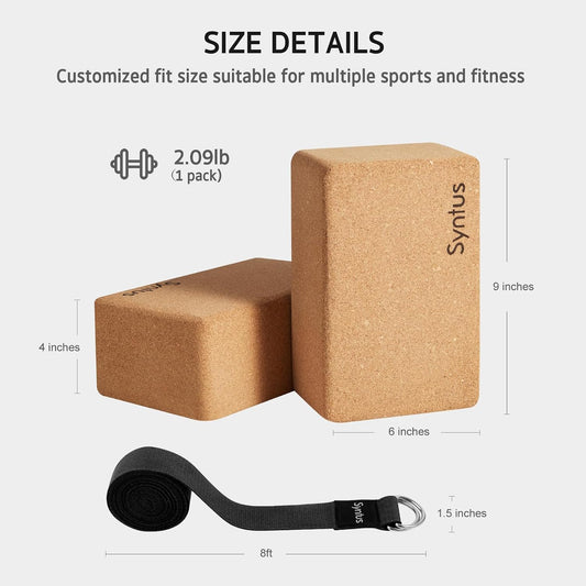 Syntus Yoga Block for Fitness, Pilates, Stretching and Toning