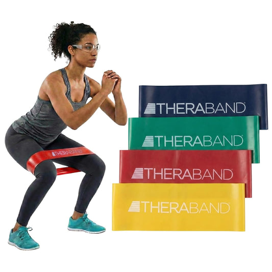 THERABAND Resistance Band Loop, Exercise, Workout, Physical Therapy