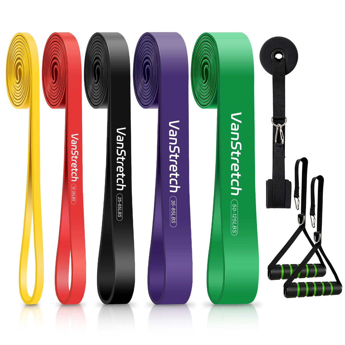 Resistance Bands for Working Out,5-Level Elastic Exercise Bands