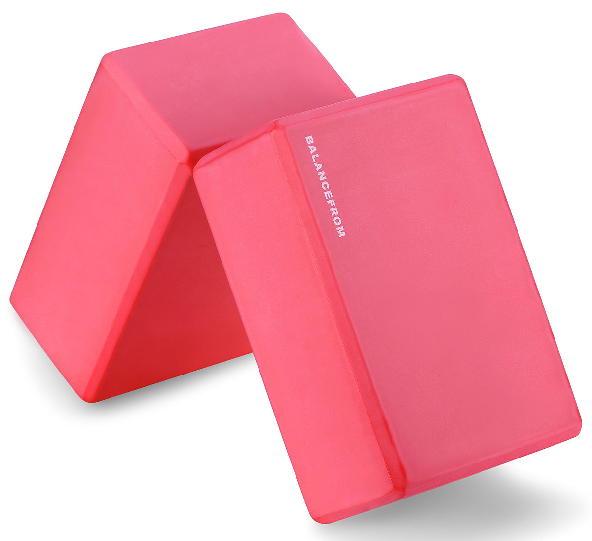 Fitvids Set of 2 High Density Yoga Blocks, 9"x6"x4" Each