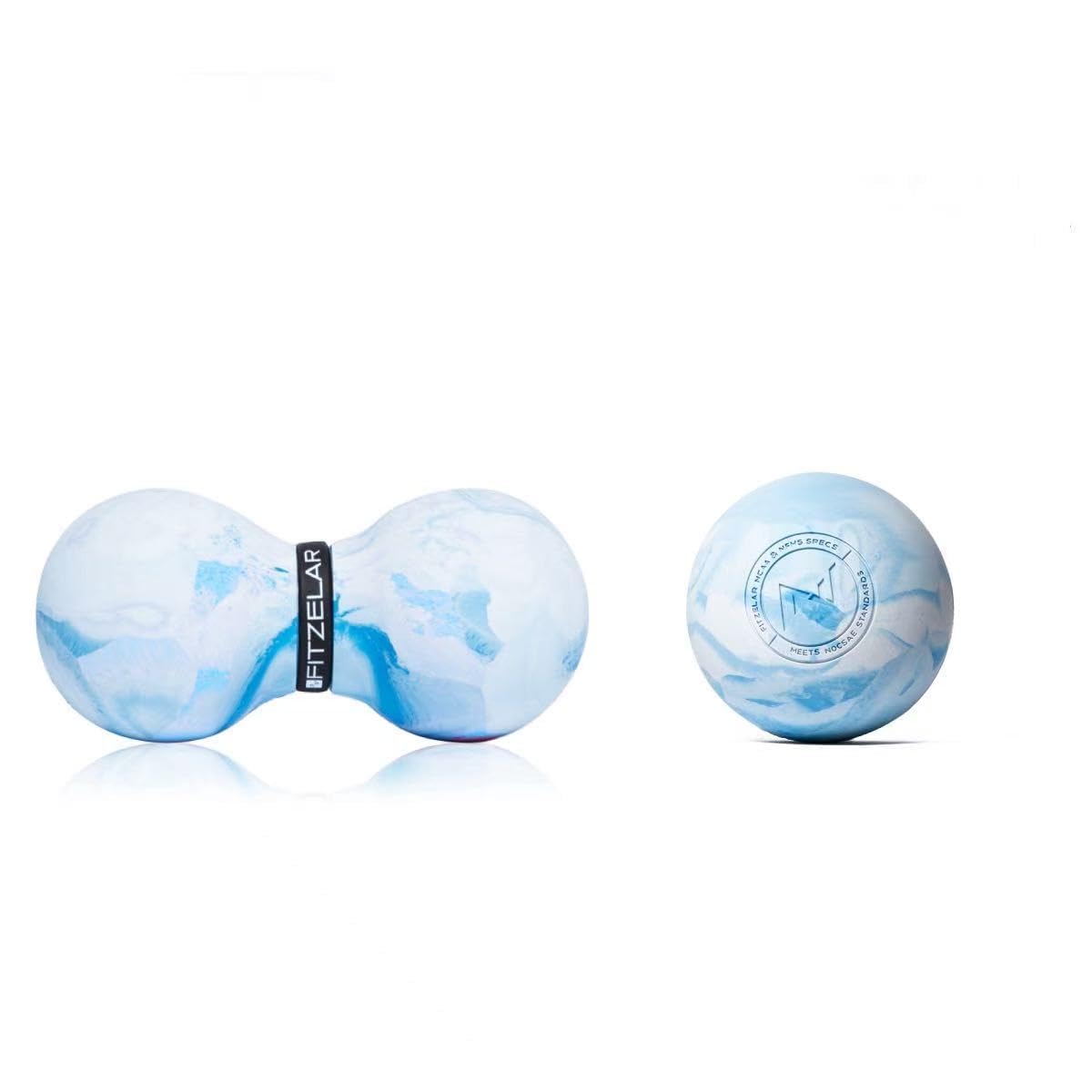 FITZELAR Massage Lacrosse Balls for Myofascial Release, Quality Certification, Massage Deep Tissue for Back and Shoulder, Trigger Point Therapy, Muscle Knots, Relieving Muscle Pain