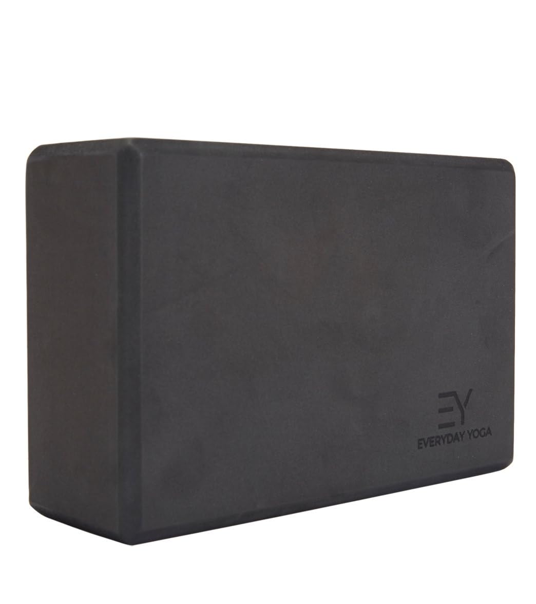 Everyday Yoga Premium Foam Block, 3in/4in/5in Thick, Multi Colors, 1 Block
