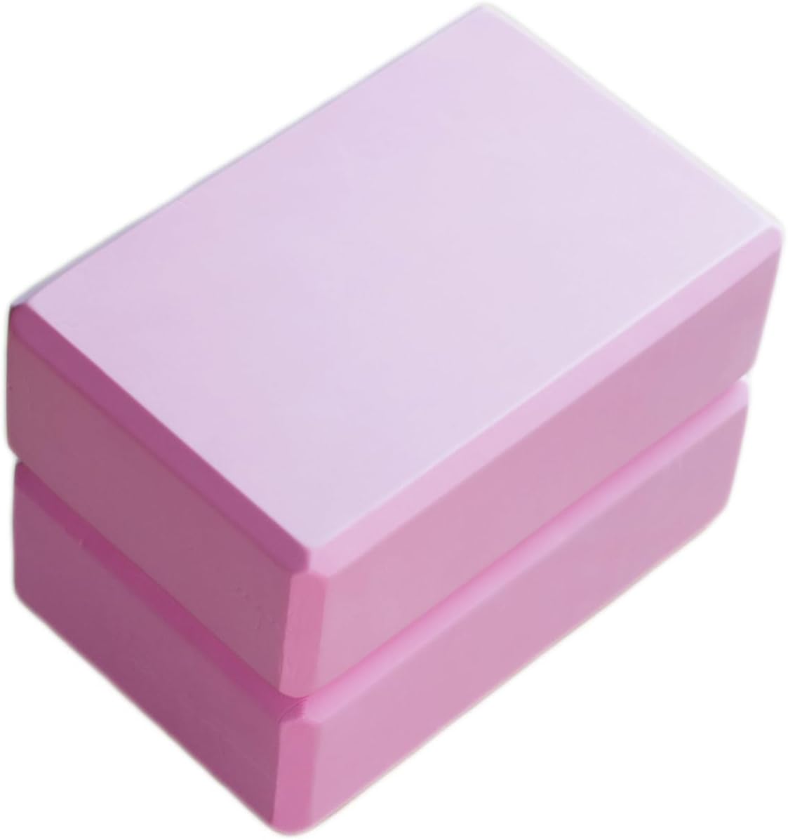 Yoga Block High Density EVA Foam Blocks 2 Packs 9"x6"x3" Each, Supportive, Lightweight with Beveled Edges for Yoga, Pilates, and Meditation
