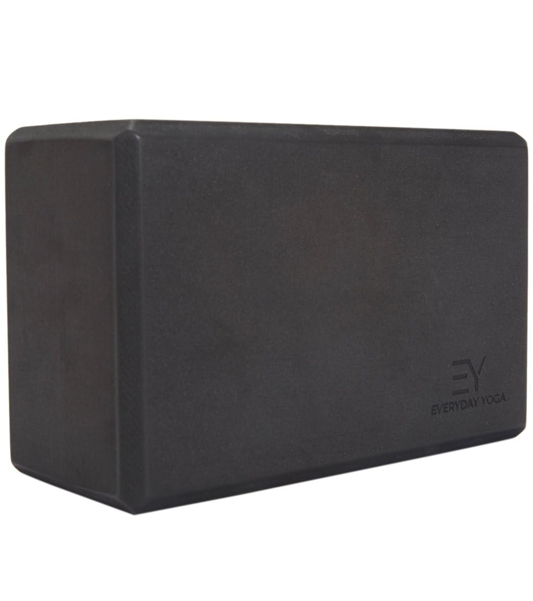 Everyday Yoga Premium Foam Block, 3in/4in/5in Thick, Multi Colors, 1 Block
