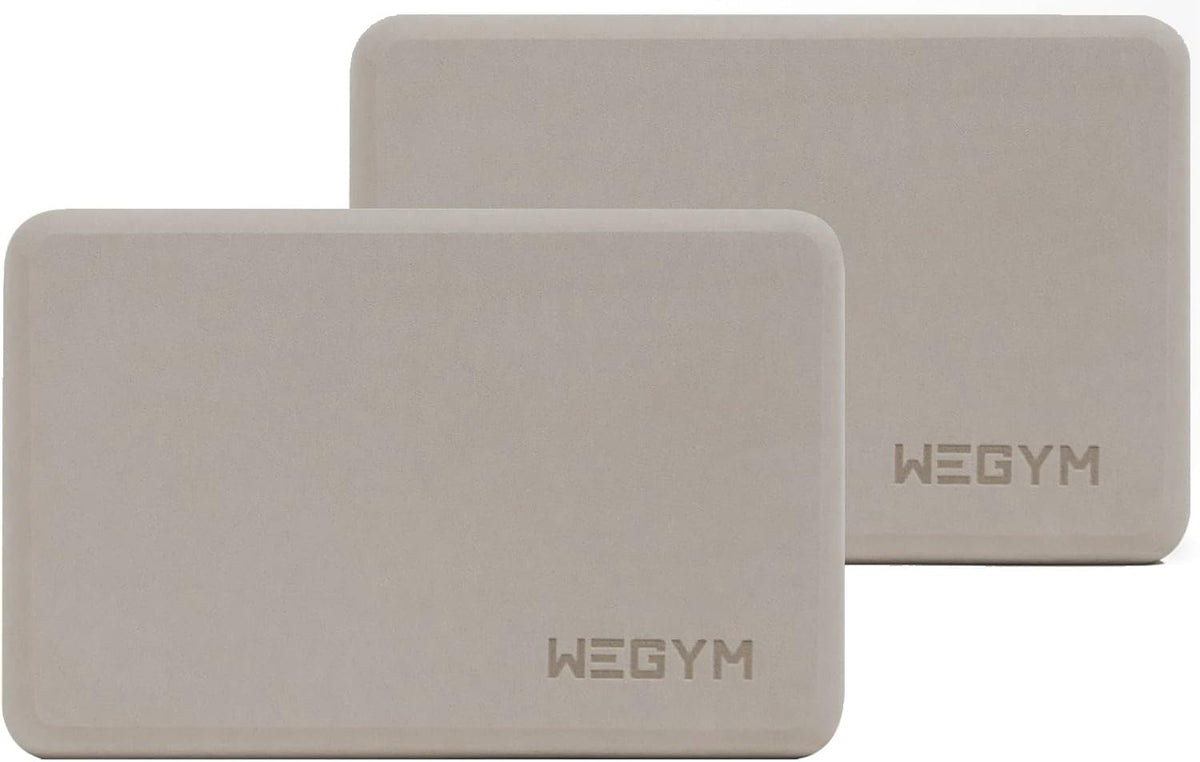 WeGym Yoga Blocks for Yoga and Pilates, 3-Height Stackable Support at Home