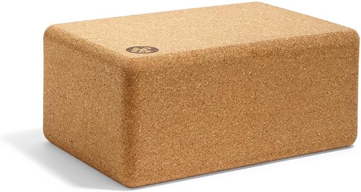 Manduka Yoga Block - Fine-Grain Block, Yoga Equipment, Home Gym Accessory, Pilates Tool, Lightweight for Travel, Extra Firm Workout Accessory with Comfortable Edges