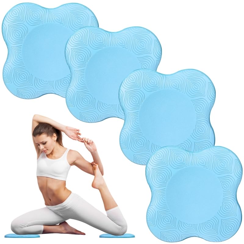 2-4 Pack Yoga Knee Pads, TPE Cushion for Pilates Exercise