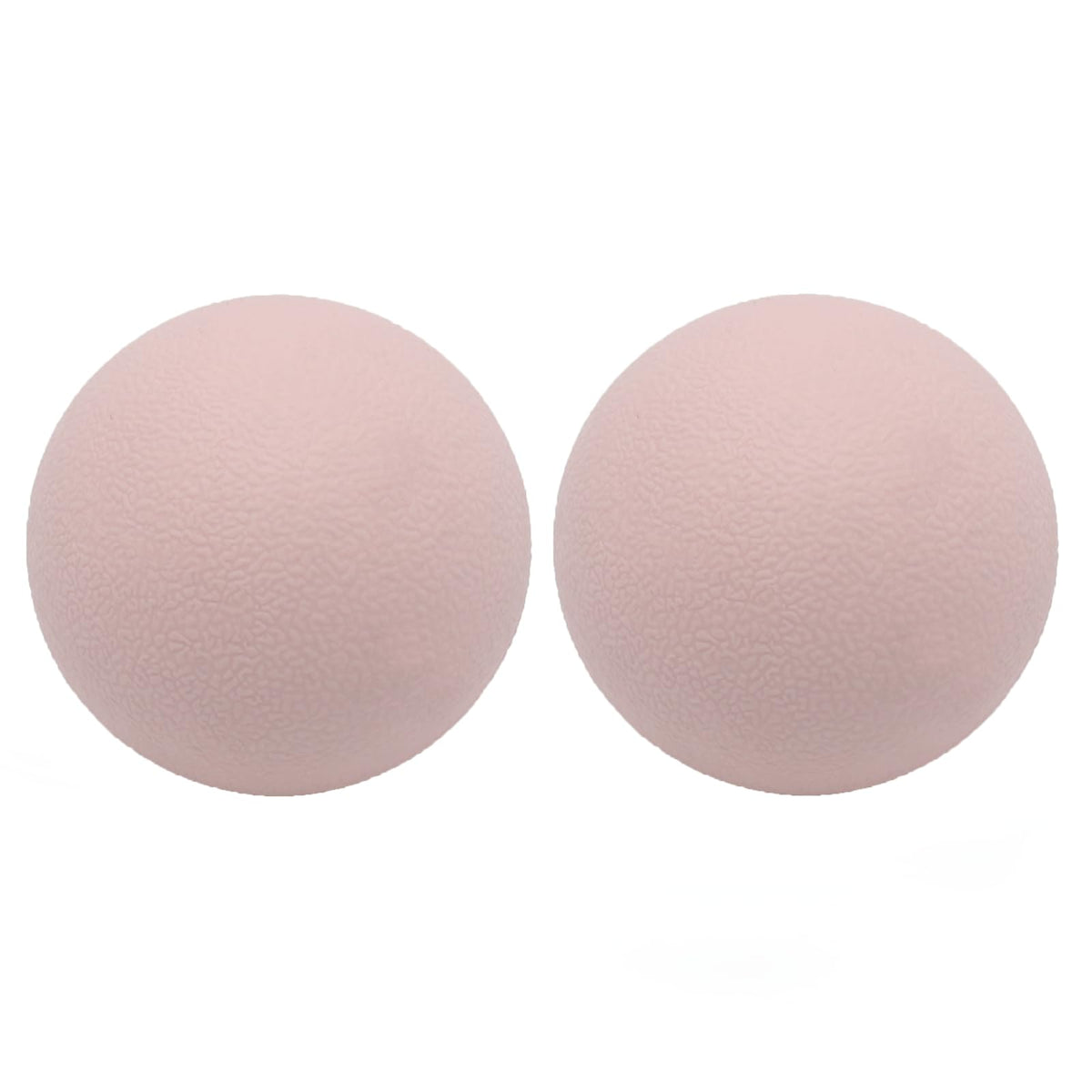 SIMPLECOOL Hard Massage Ball Lacrosse Ball Size Fascia Balls, 2 Pack, Black