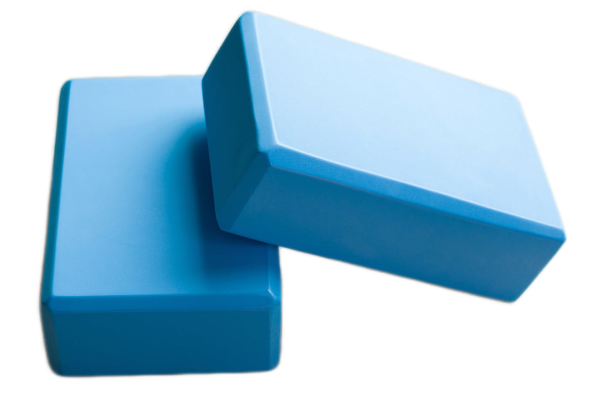 Yoga Block High Density EVA Foam Blocks 2 Packs 9"x6"x3" Each, Supportive, Lightweight with Beveled Edges for Yoga, Pilates, and Meditation