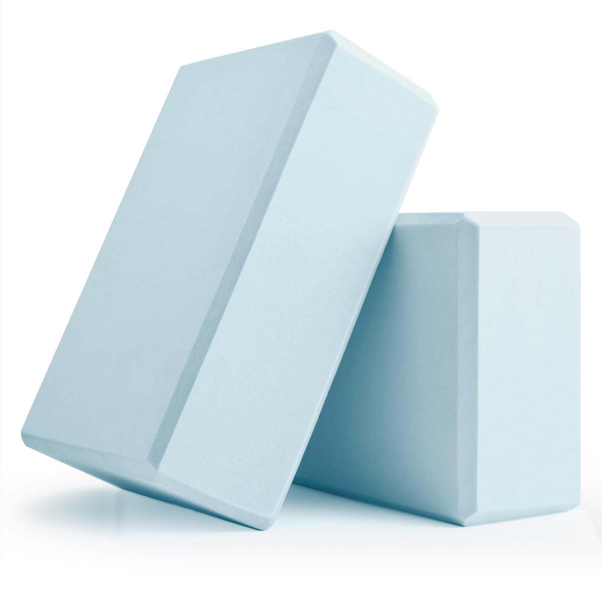Yoga Blocks 2 Pcs, 9"x6"x3" Yoga Brick Foam Blocks EVA Foam Block Yoga Props Accessories for Yoga Pilates Stretching and Meditation