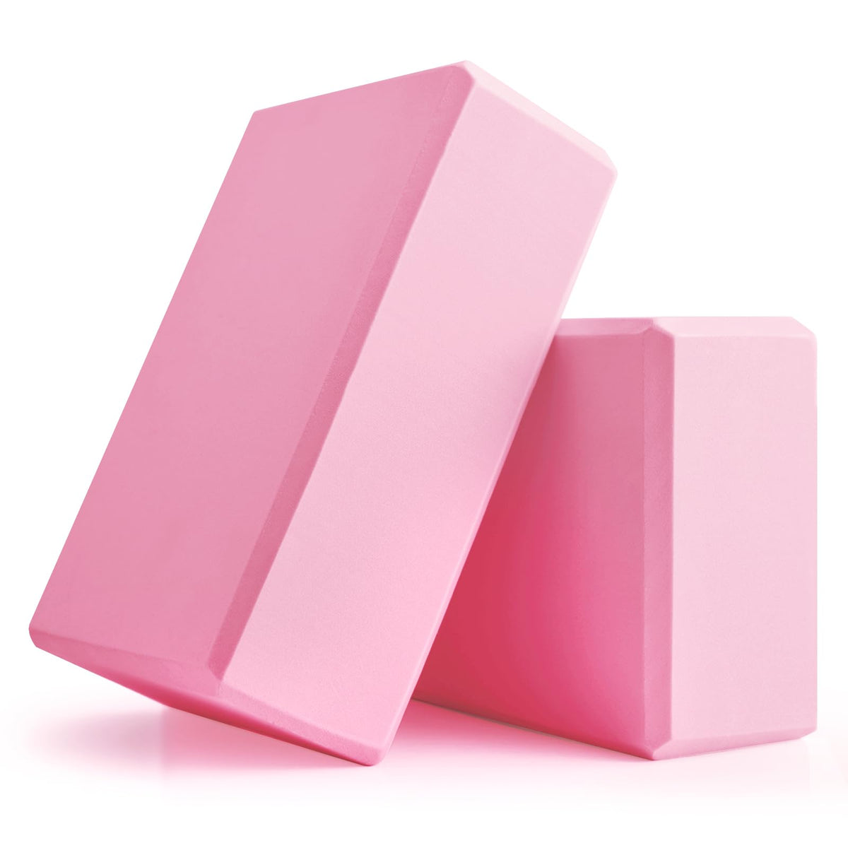 Yoga Blocks 2 Pcs, 9"x6"x3" Yoga Brick Foam Blocks EVA Foam Block Yoga Props Accessories for Yoga Pilates Stretching and Meditation