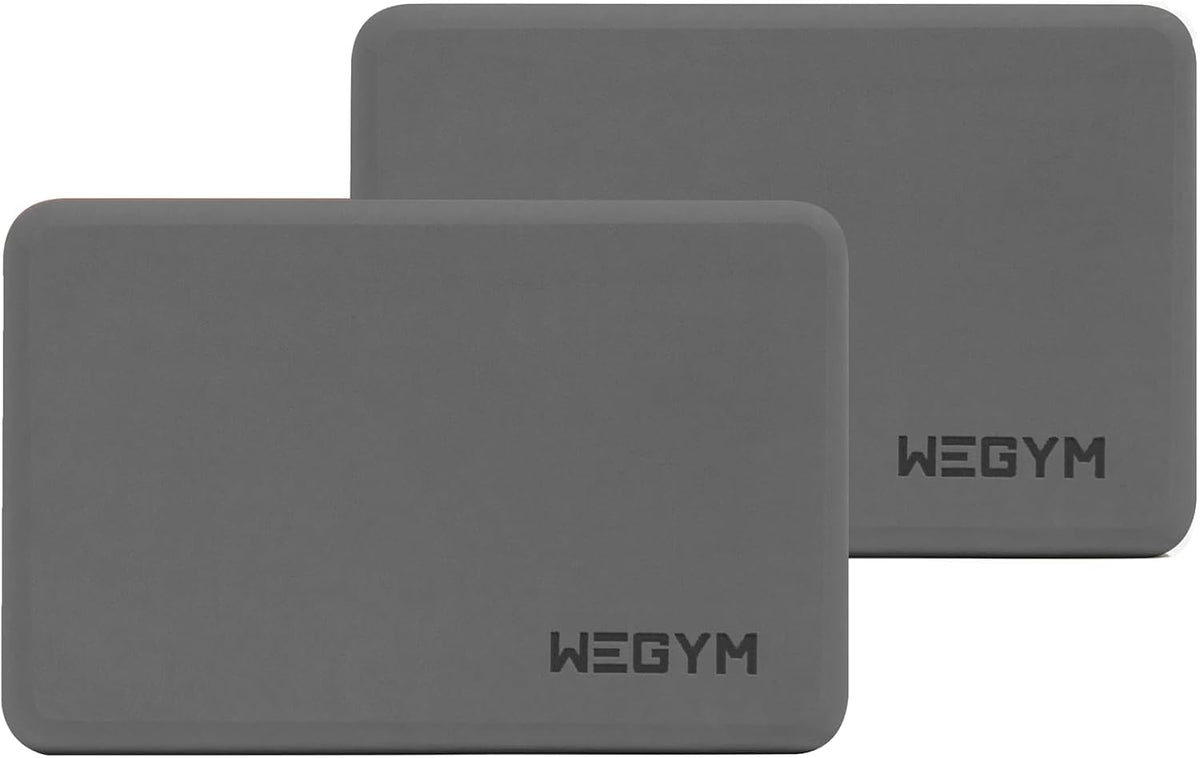 WeGym Yoga Blocks for Yoga and Pilates, 3-Height Stackable Support at Home