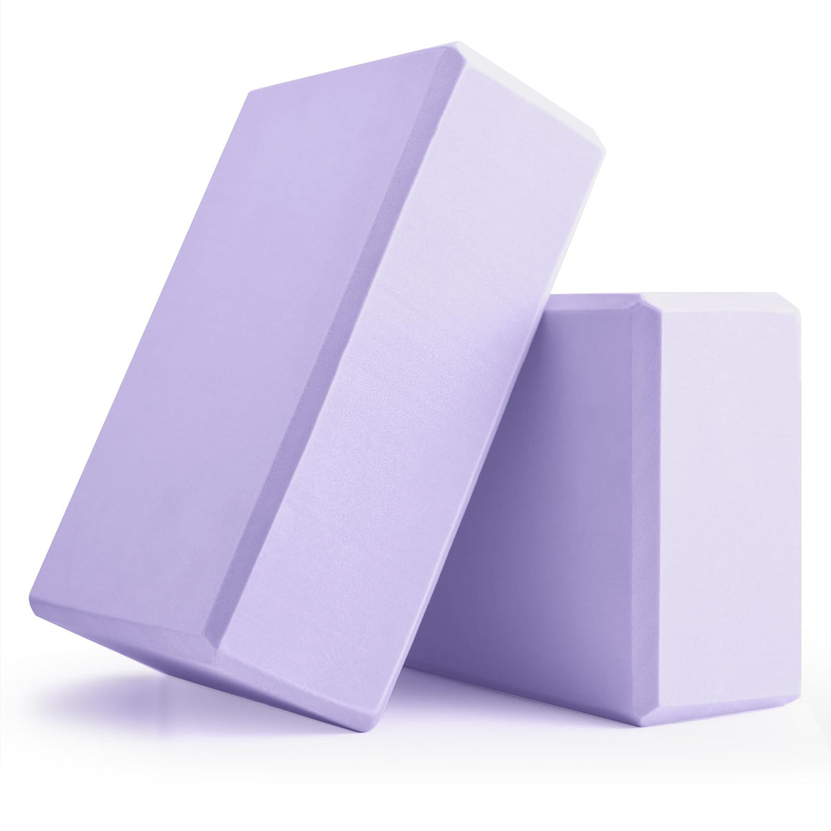 Yoga Blocks 2 Pcs, 9"x6"x3" Yoga Brick Foam Blocks EVA Foam Block Yoga Props Accessories for Yoga Pilates Stretching and Meditation