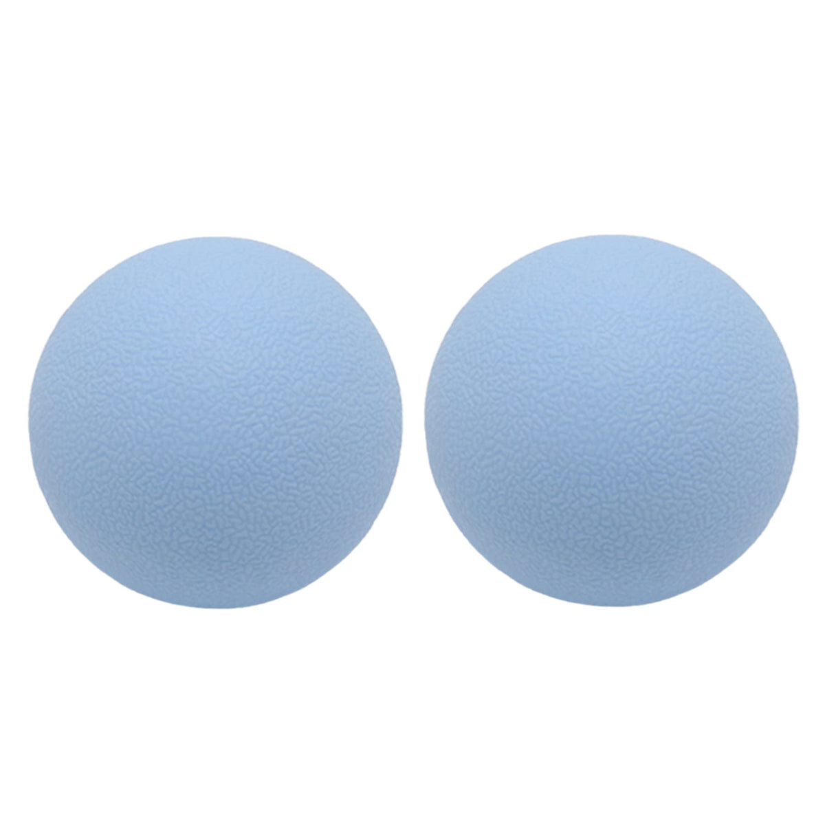 SIMPLECOOL Hard Massage Ball Lacrosse Ball Size Fascia Balls, 2 Pack, Black