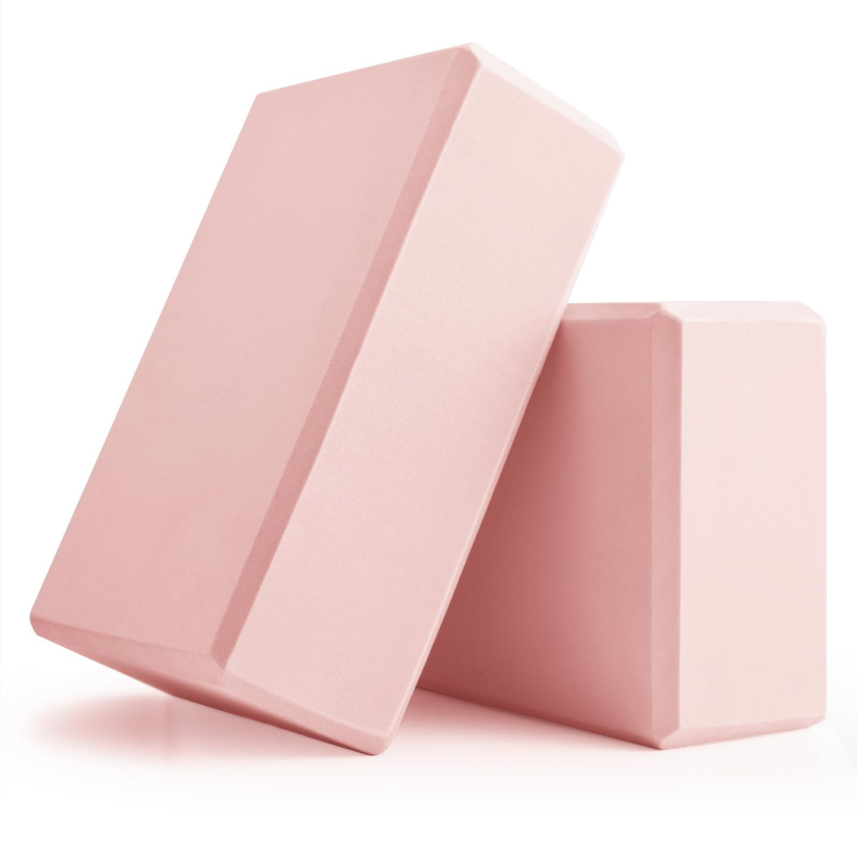 Yoga Blocks 2 Pcs, 9"x6"x3" Yoga Brick Foam Blocks EVA Foam Block Yoga Props Accessories for Yoga Pilates Stretching and Meditation