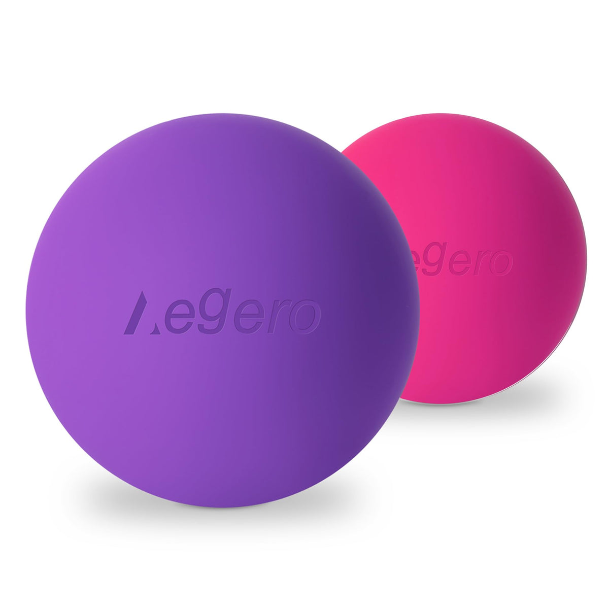 Massage Lacrosse Balls for Myofascial Release,Yoga Deep Tissue Massage,Trigger Point Therapy and Foot Plantar Fasciitis,Muscle Soreness Massager Ball (2Pack,Deep Blue and Purple)