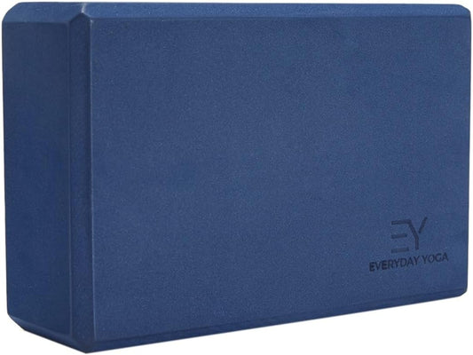 Everyday Yoga Premium Foam Block, 3in/4in/5in Thick, Multi Colors, 1 Block