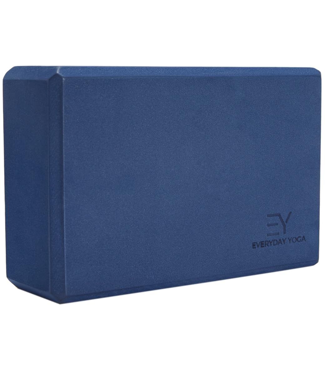 Everyday Yoga Premium Foam Block, 3in/4in/5in Thick, Multi Colors, 1 Block