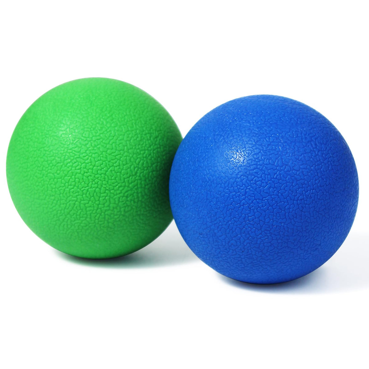 2-Pack Firm Lacrosse Massage Balls (Green&Blue)
