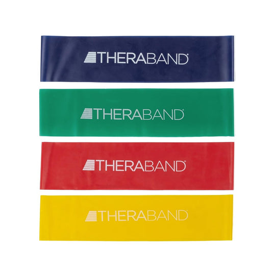 THERABAND Resistance Band Loop Set, 12", Exercise, Workout, Therapy
