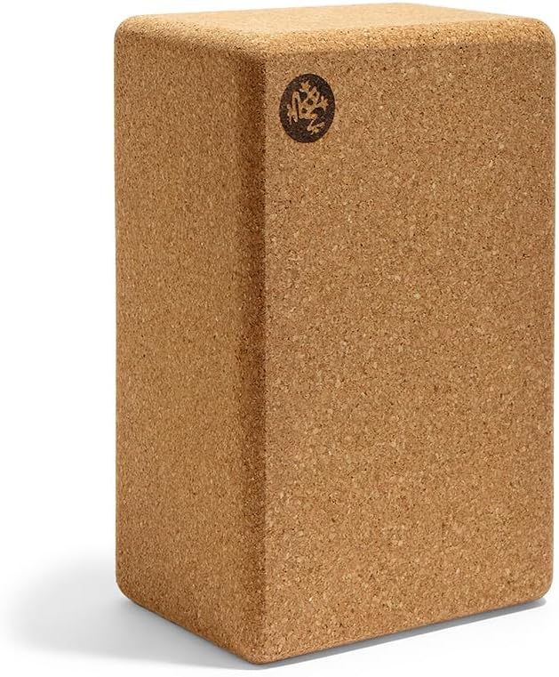 Manduka Yoga Block - Fine-Grain Block, Yoga Equipment, Home Gym Accessory, Pilates Tool, Lightweight for Travel, Extra Firm Workout Accessory with Comfortable Edges