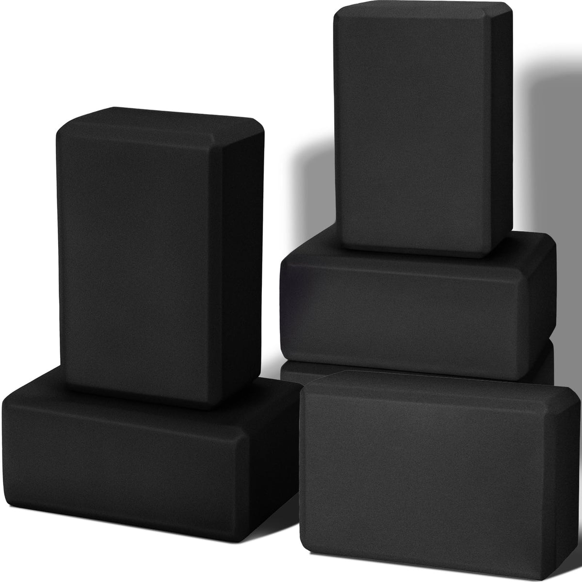 Wettarn 6 Pack EVA Yoga Blocks Bulk, Non Slip Pilates Brick