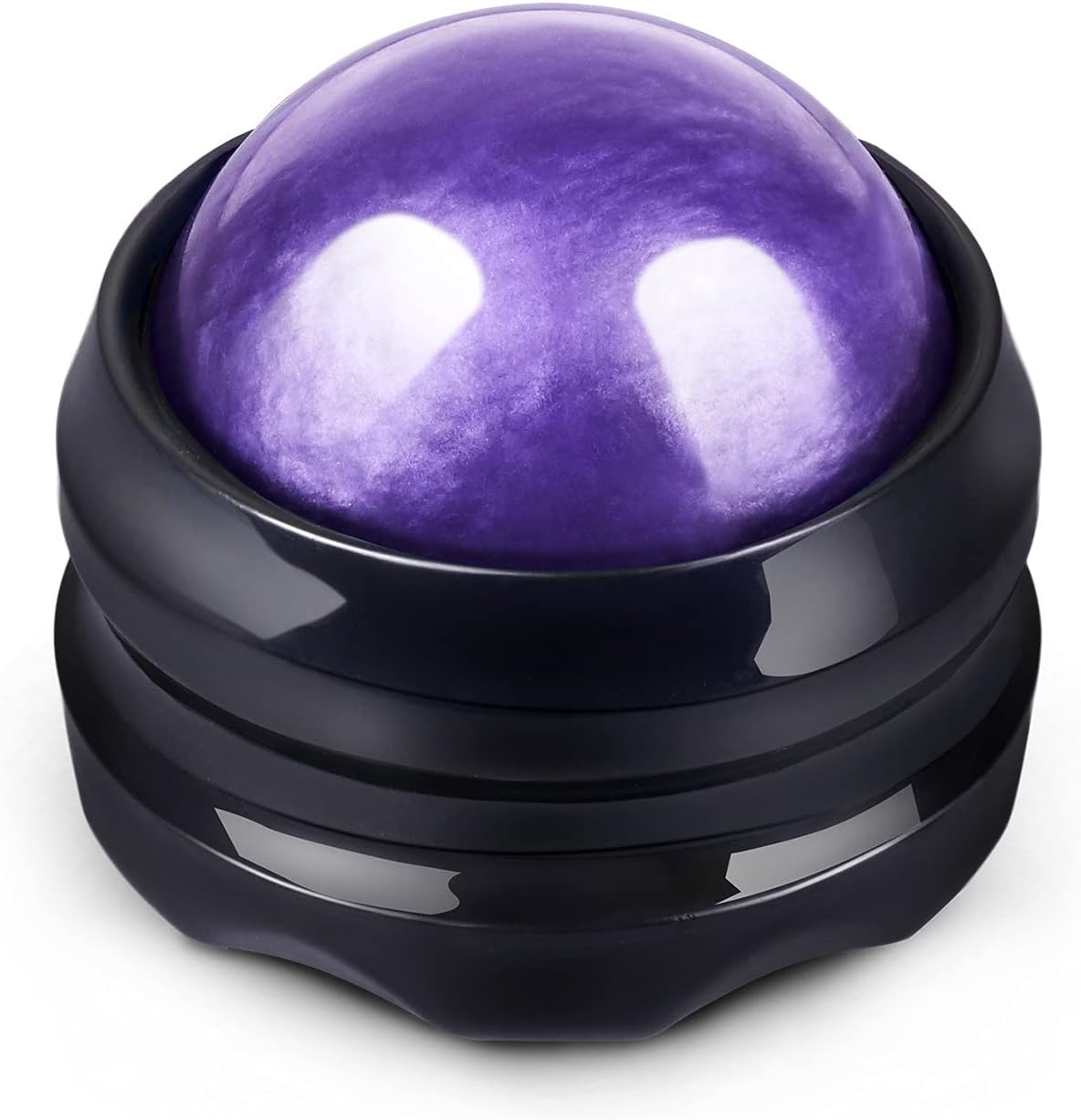 Solacium Manual Massage Roller Ball - Massager and Therapy Tool for Sore Muscles, Shoulders, Arms, Neck, Back, Feet, Body, Deep Tissue, Stiffness, Joint Pain, Stress Relief