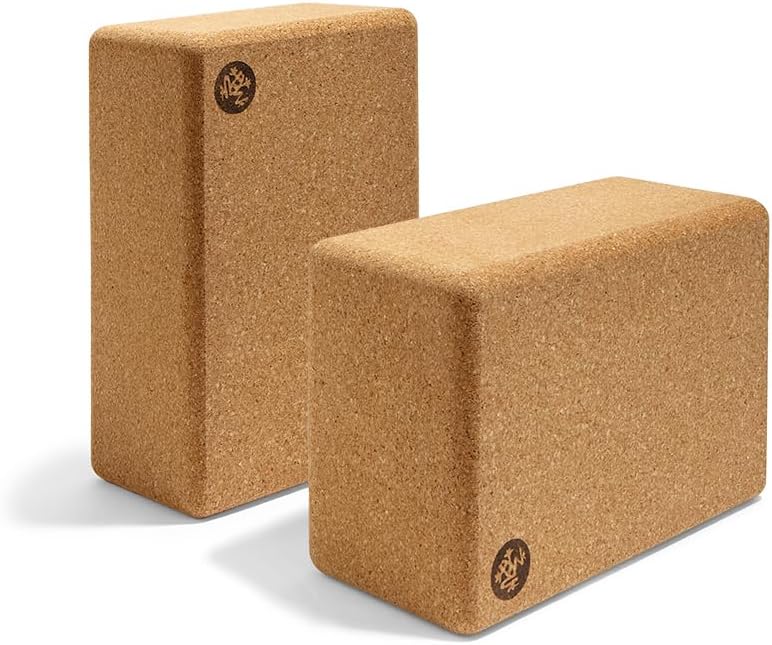 Manduka Yoga Block - Fine-Grain Block, Yoga Equipment, Home Gym Accessory, Pilates Tool, Lightweight for Travel, Extra Firm Workout Accessory with Comfortable Edges