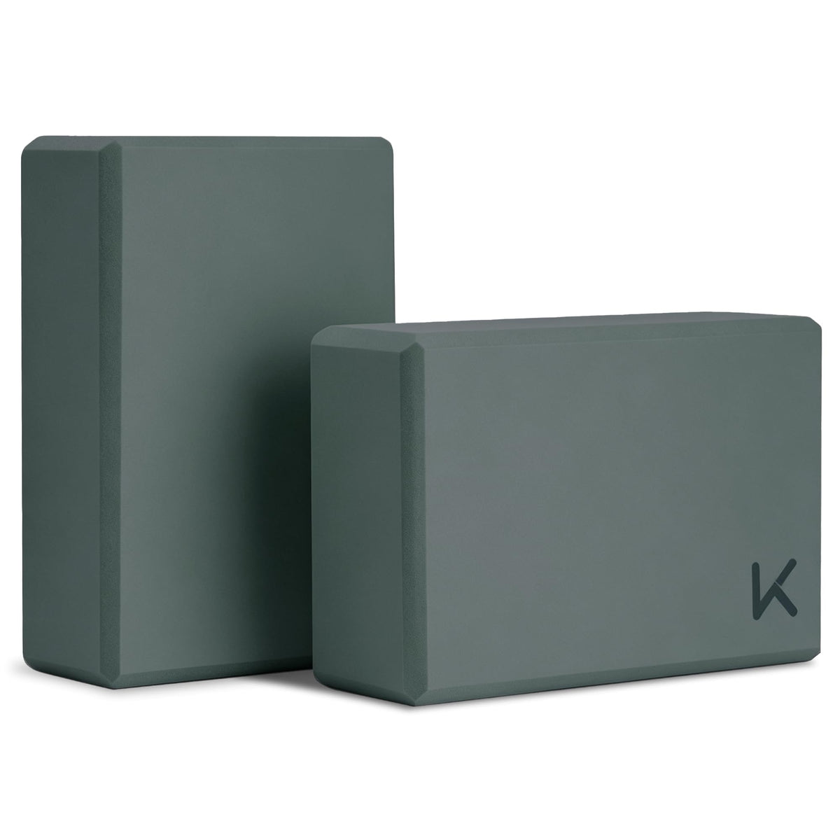 KEEP Yoga Block, High-Density EVA Foam 2 Pack Yoga Block with Non-Slip Textured Surface, Supportive, Lightweight - Ideal for Yoga