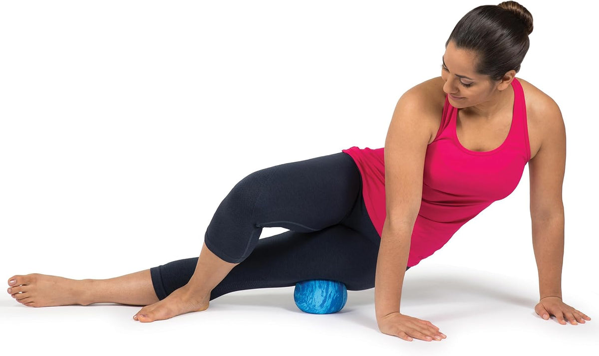 OPTP PRO Soft Release Ball – Foam Massage Ball, Soft Density, Blue, 5"