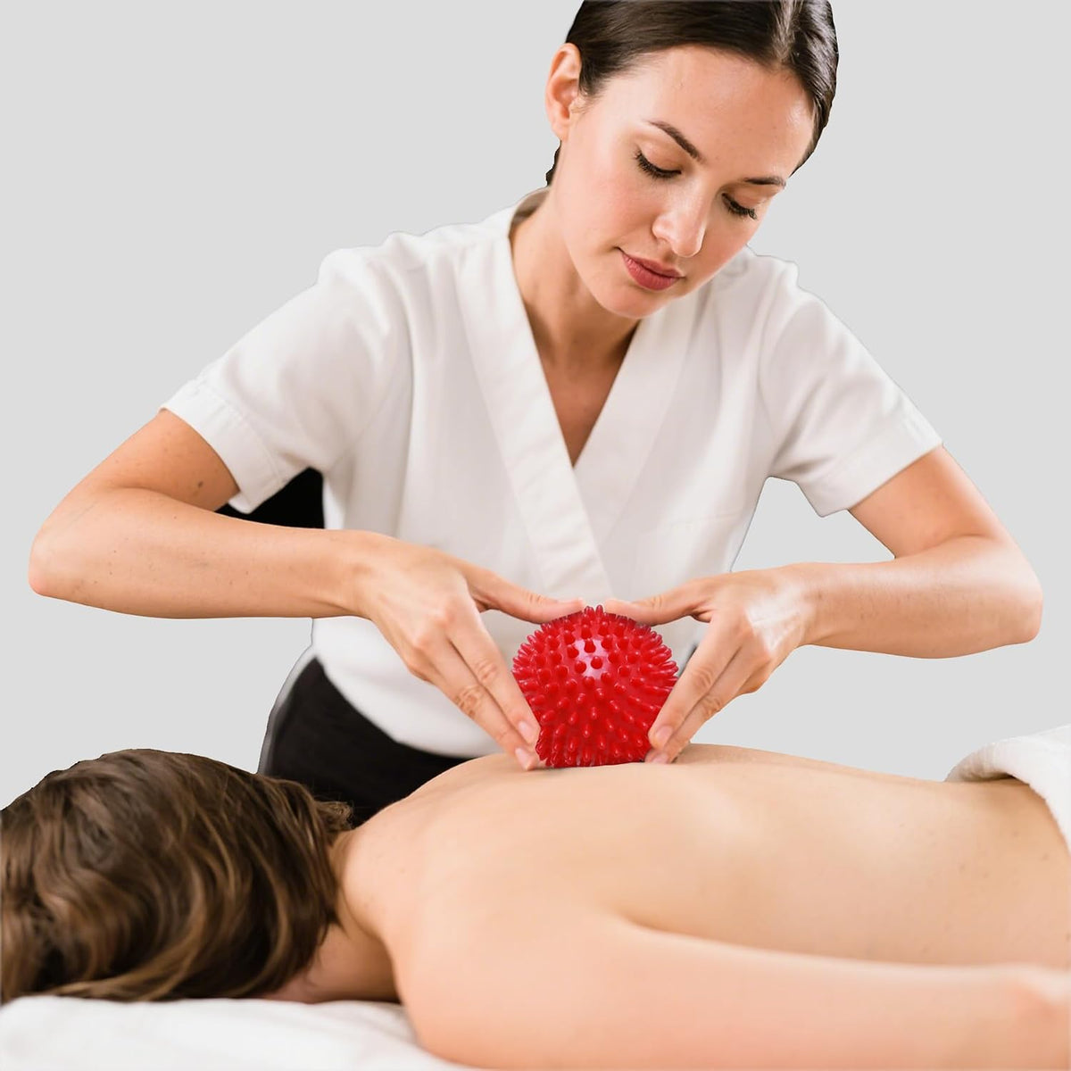 Spiky Massage Balls, 3PCS (Firm, Medium and Soft)