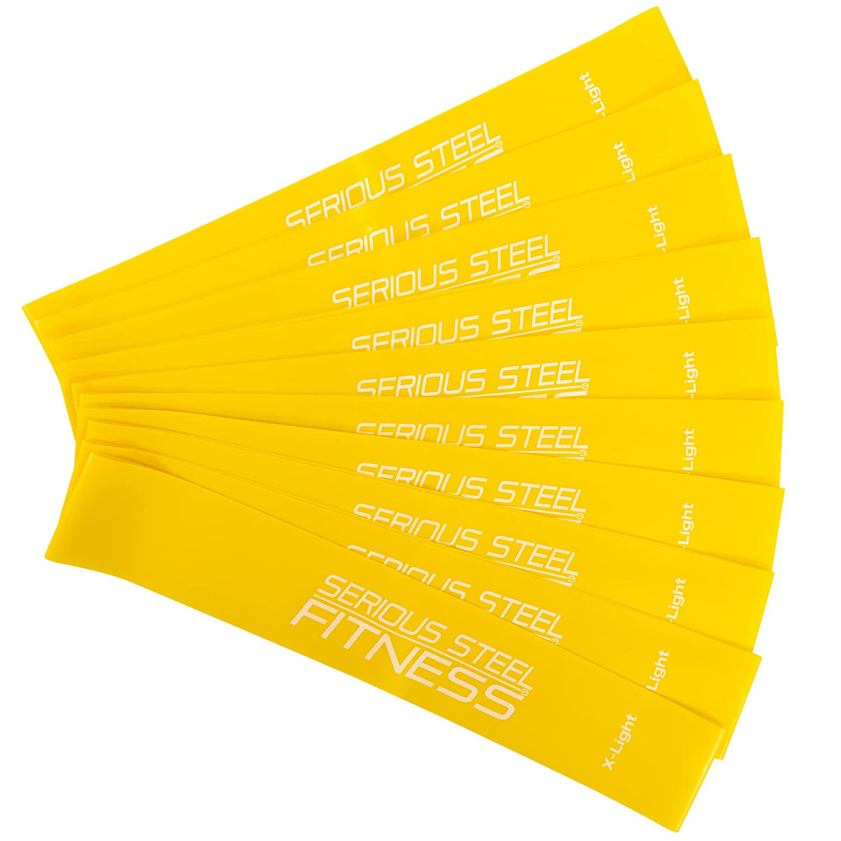 Serious Steel Fitness Mini Resistance Loop Bands | Rehab and Prehab Stretch Bands | 12" Exercise Workout Bands (Sets of 5 Pack and Sets of 10 Pack Trainer Options Available!)