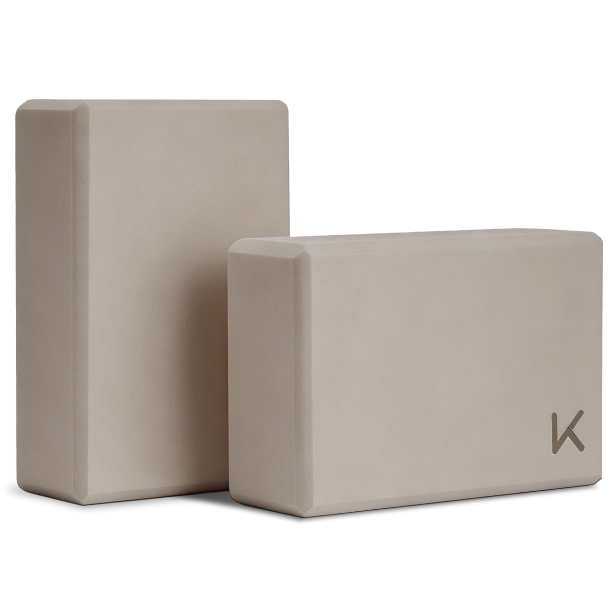 KEEP Yoga Block, High-Density EVA Foam 2 Pack Yoga Block with Non-Slip Textured Surface, Supportive, Lightweight - Ideal for Yoga
