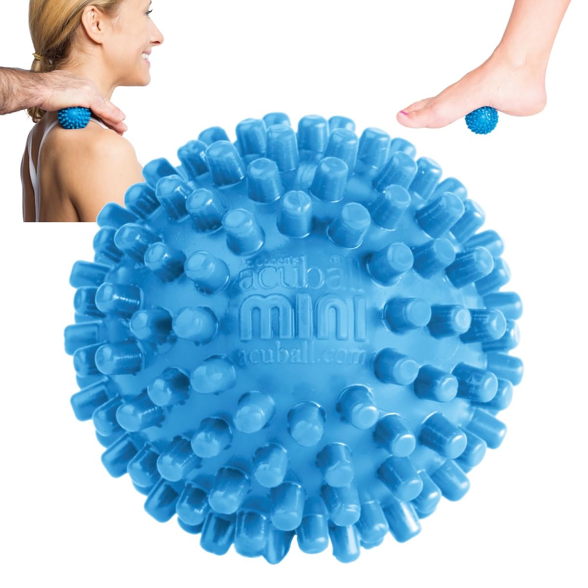 Dr. Cohen's acuball Heatable Deep Tissue Massage Ball - acuBall Trigger Point Massage Therapy for Myofascial and Stress Release and Exercise - Effective Back Massager Ball for Targeted Pain Relief