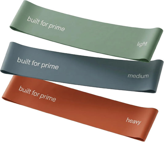 Mini Resistance Bands, Set of 3 – Non-Slip Workout Bands for Strength Training, Physical Therapy & Progressive Activation