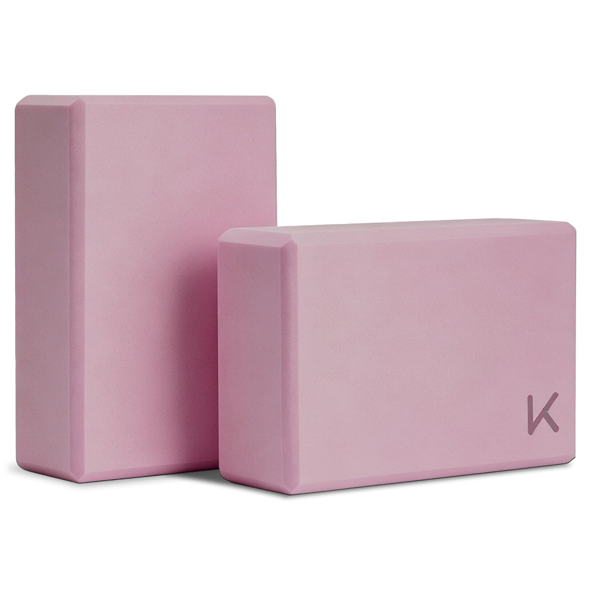 KEEP Yoga Block, High-Density EVA Foam 2 Pack Yoga Block with Non-Slip Textured Surface, Supportive, Lightweight - Ideal for Yoga