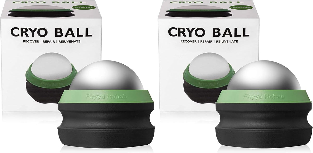 Phyya Rehab - Massage Ice Roller Ball - Roller for Muscles Deep Tissue - Cold Therapy - Plantar Fasciitis Roller