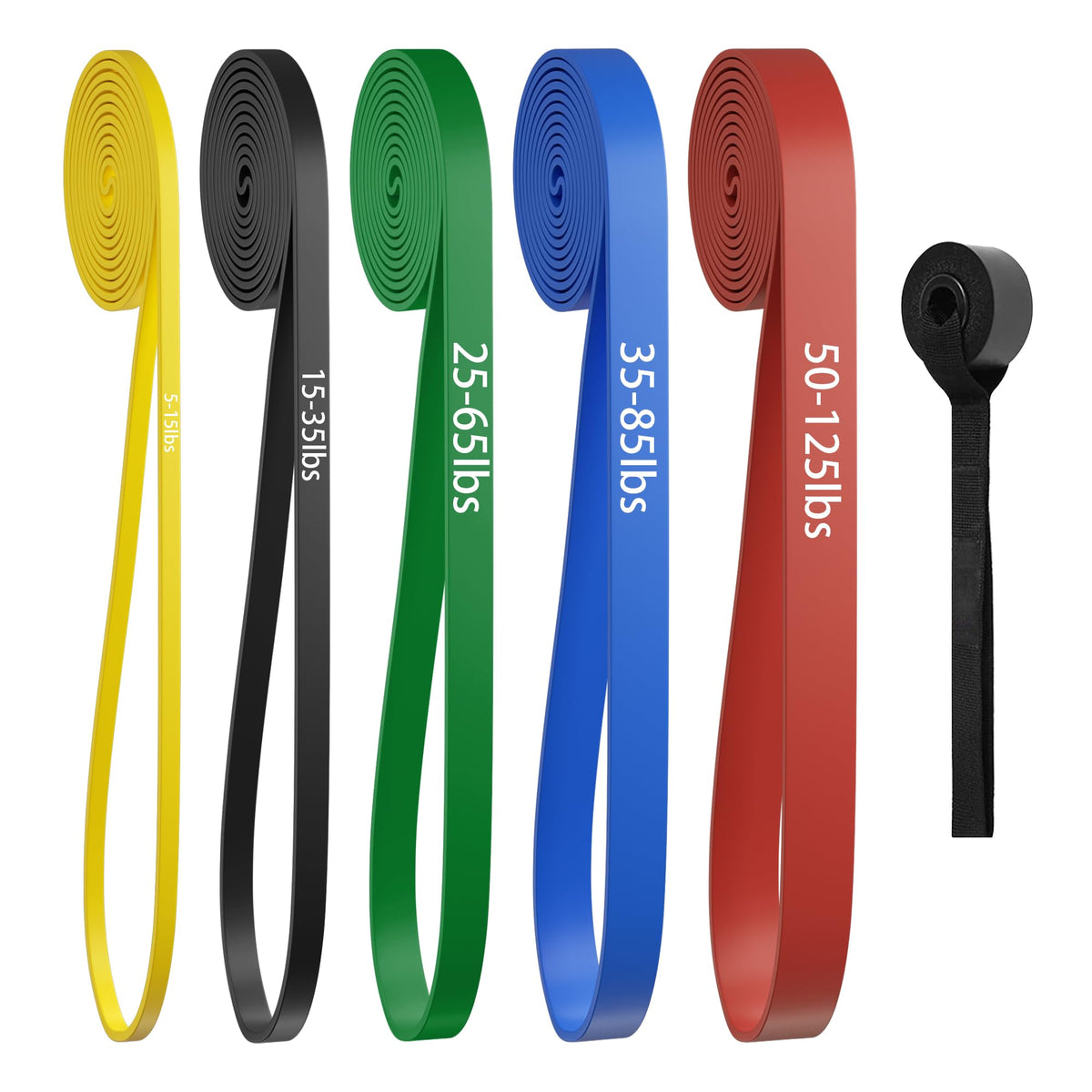 Pull Up Bands, Resistance Bands Set, Exercise Workout Bands for Men & Women, Ideal for Body Stretching, Physical Therapy and Muscle Training