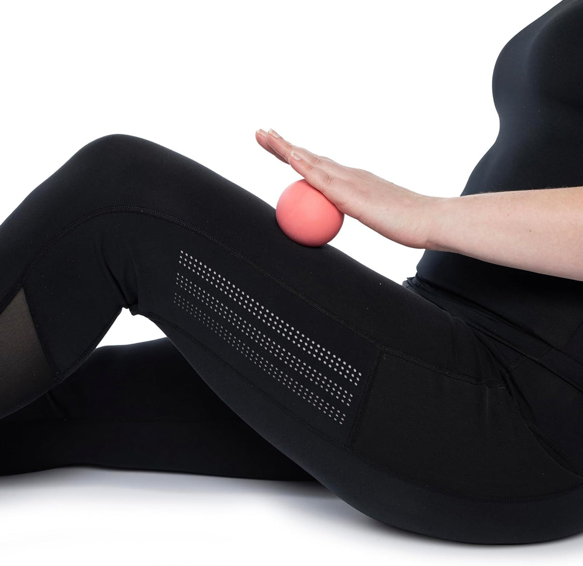 OPTP Super Pinky Ball – Moderately Firm Density Massage Ball, Pink, 2 1/2"