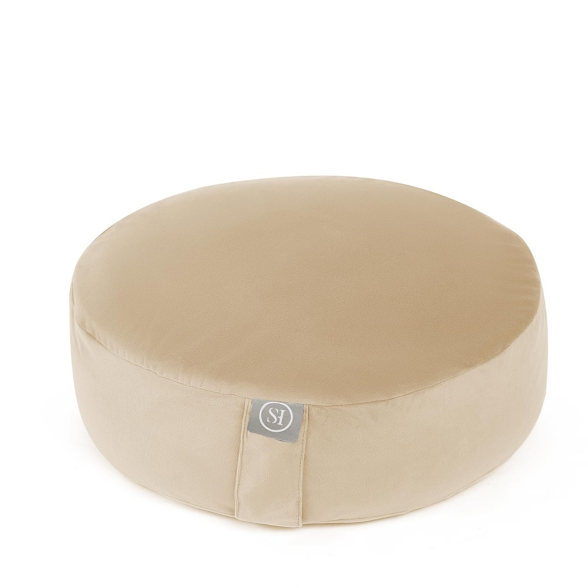 Meditation Cushion Bolster Pillow for Restorative Yoga – Supportive Cushion for Meditation, Pilates, and Relaxation – Filled with Buckwheat Hulls - Removable Cover