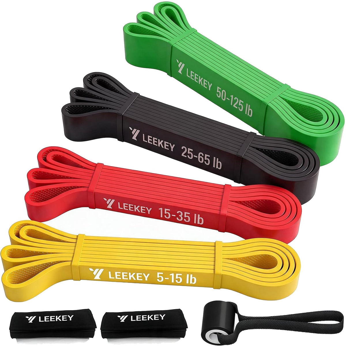 LEEKEY Resistance Bands Set for Pull Up Assistance & Exercise