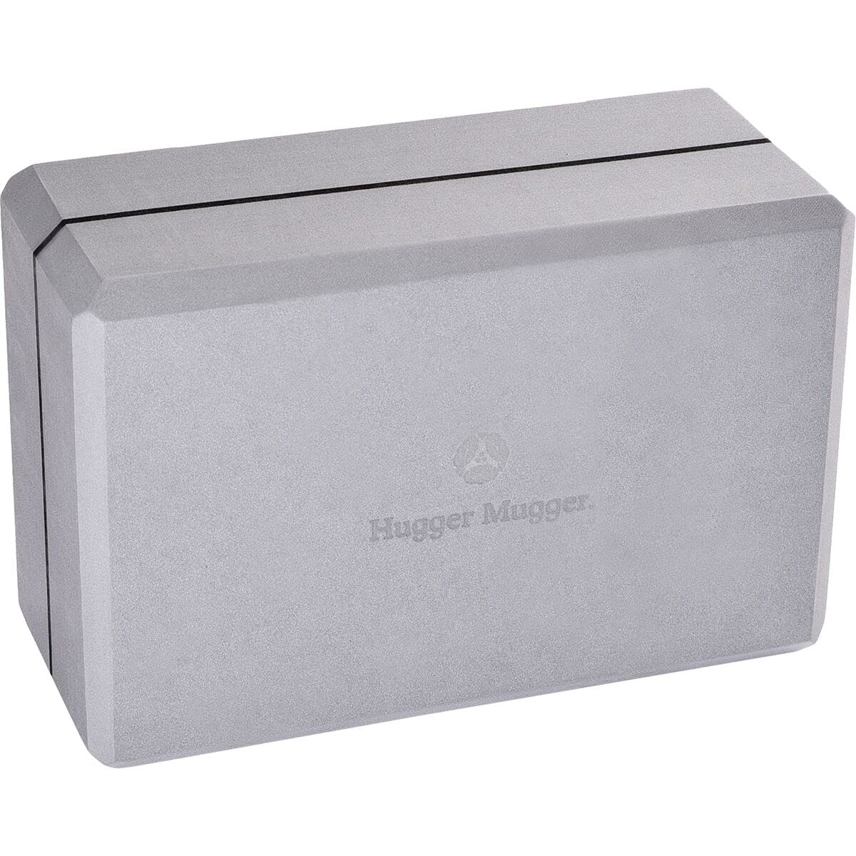 Hugger Mugger 4 in. Foam Yoga Block - Strong and Stable, Beveled Edges for Comfort, Most Favored Block Size, Helps with Alignment and Support in Many Poses