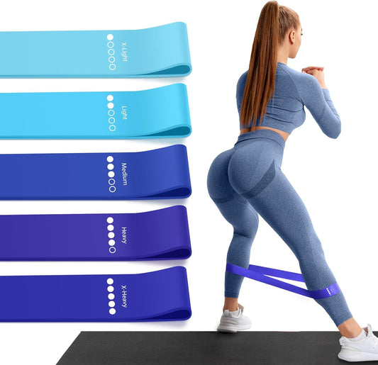 Resistance Bands for Working Out, 5 Levels Exercise Bands Set