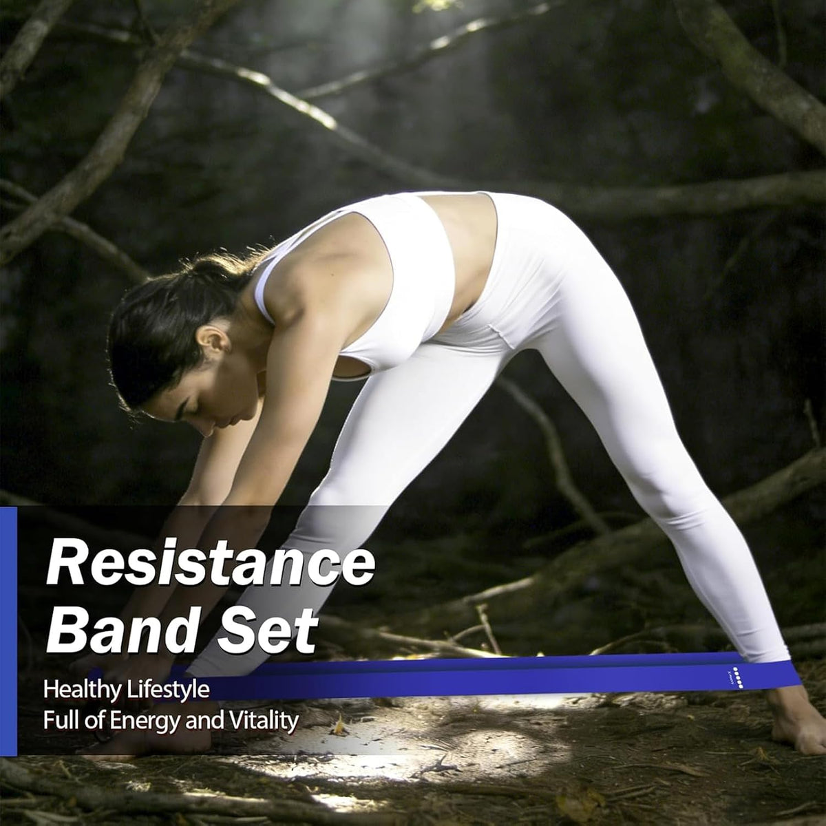 Resistance Bands for Working Out, 5 Levels Exercise Bands Set
