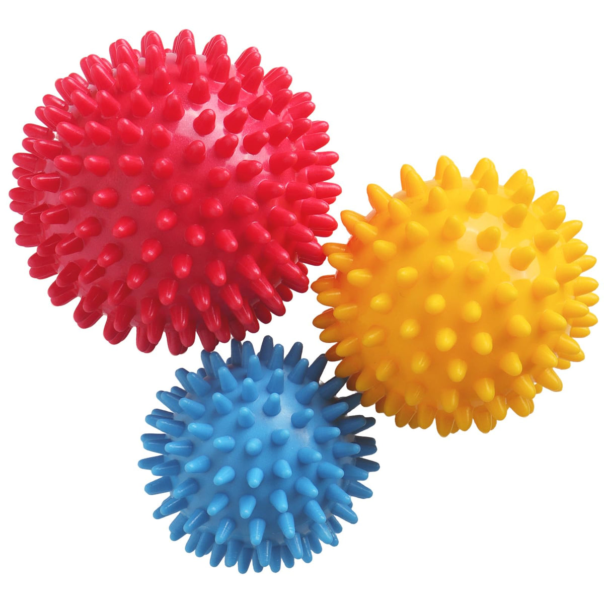 Spiky Massage Balls, 3PCS (Firm, Medium and Soft)