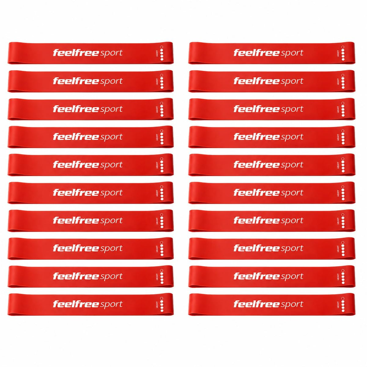 20PCS Loop Resistance Bands Set-Mini Exercise Bands for Strength Training